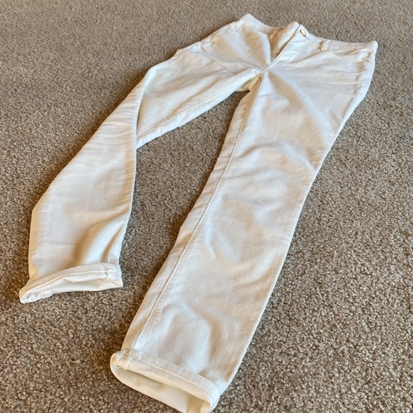 LOFT Highway, Skinny off-white corduroy pants - Picture 2 of 6